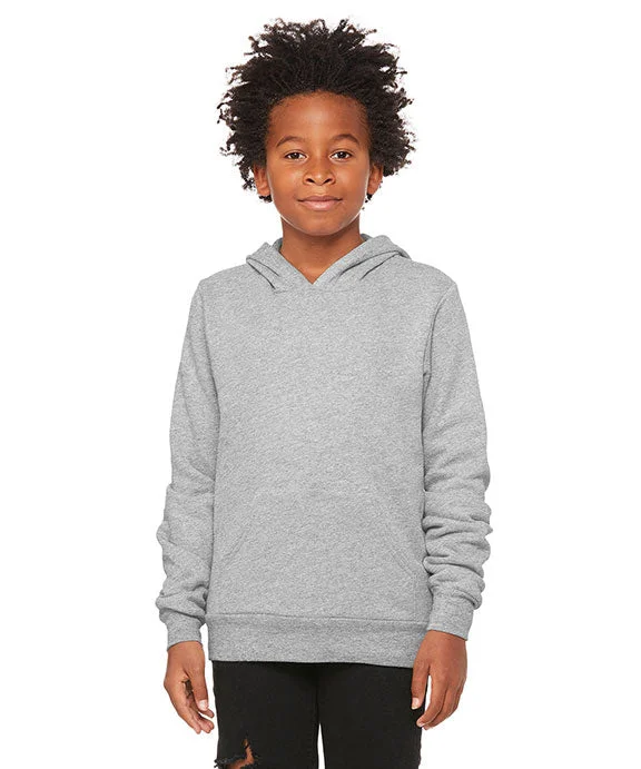 3719Y - Bella + Canvas Youth Sponge Fleece Pullover Hooded Sweatshirt