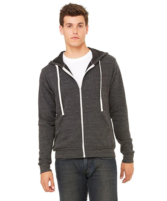 3909 - Bella + Canvas Unisex Triblend Sponge Fleece Full-Zip Hoodie