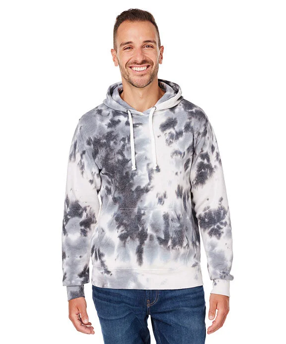 8861JA - J America Adult Tie-Dye Pullover Hooded Sweatshirt