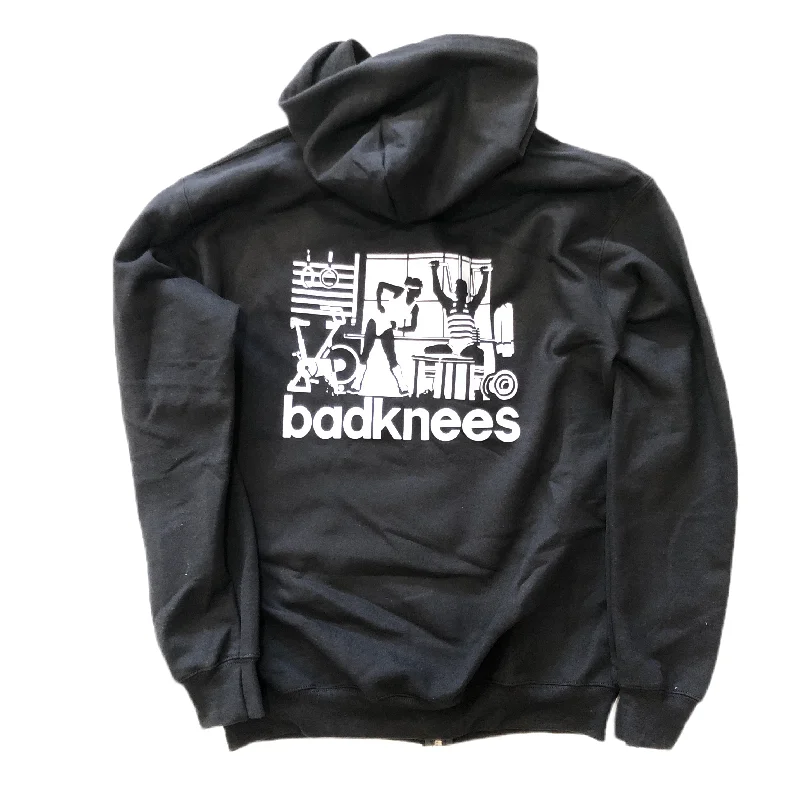 badknees Exercise Zip-up Hoodie