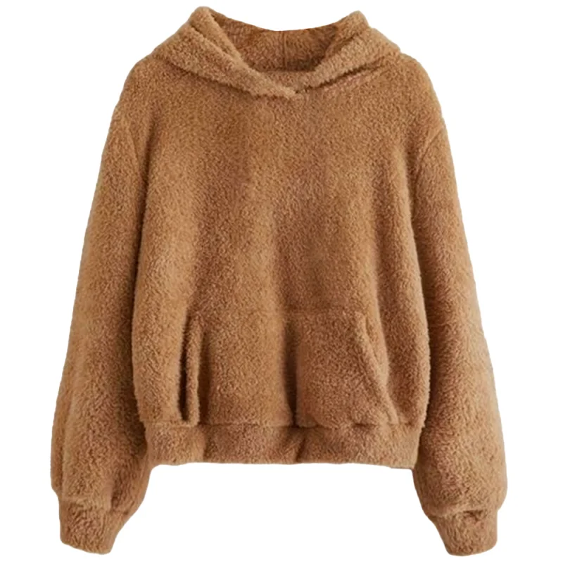 Stylish Brown Hoodie for Women