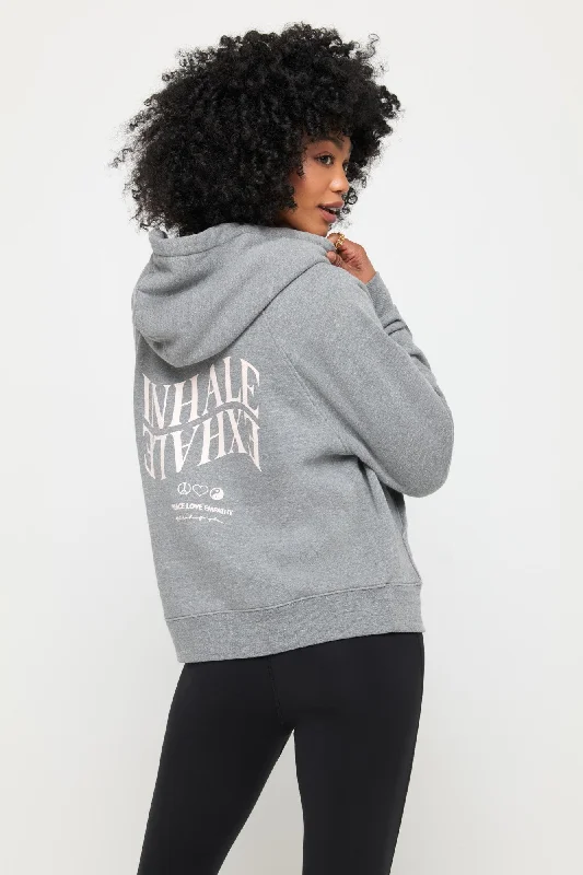 Inhale Exhale Everyday Zip Hoodie