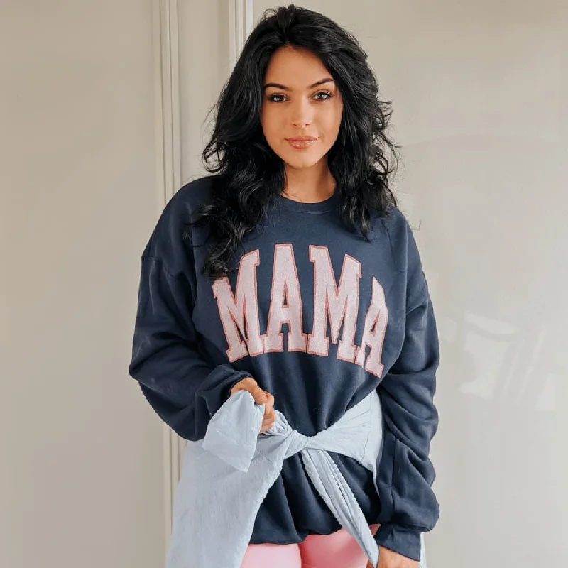 Neutral Mama Sweatshirt - Navy