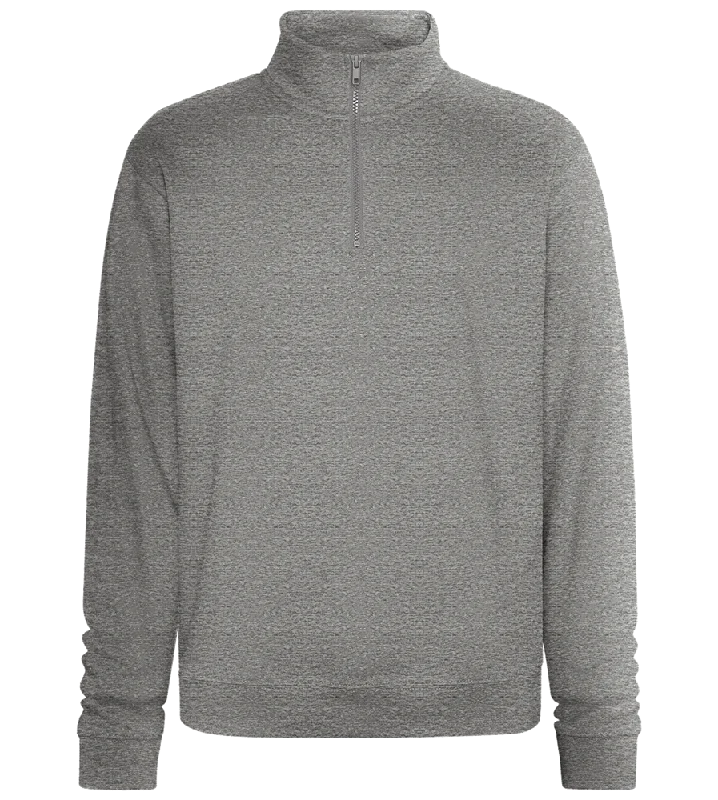 Premium Unisex Zip-Neck Pullover