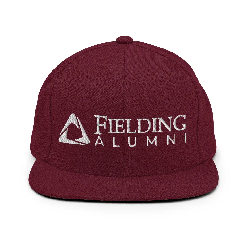 Classic Snapback Baseball Cap | Embroidered Alumni Logo