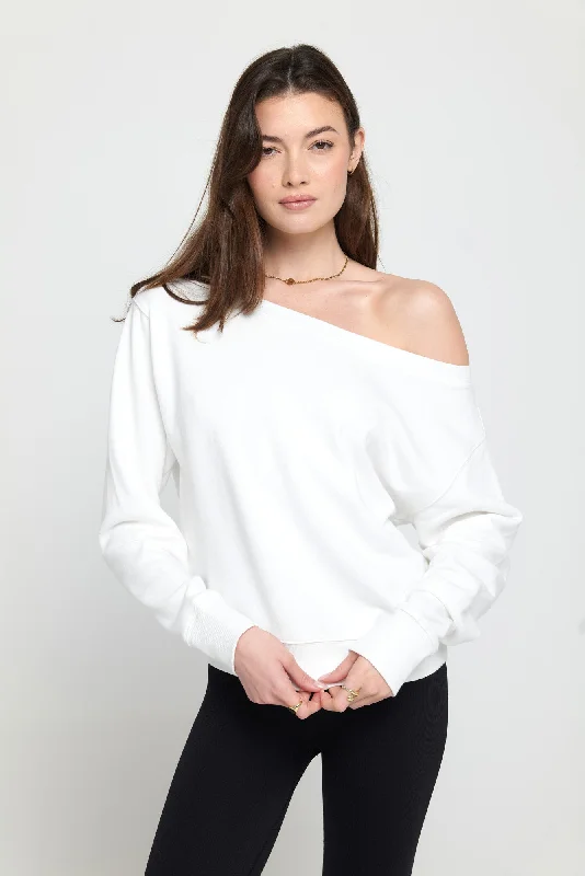 La Vida Off Shoulder Sweatshirt