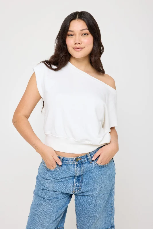 La Vida SS Off Shoulder Sweatshirt