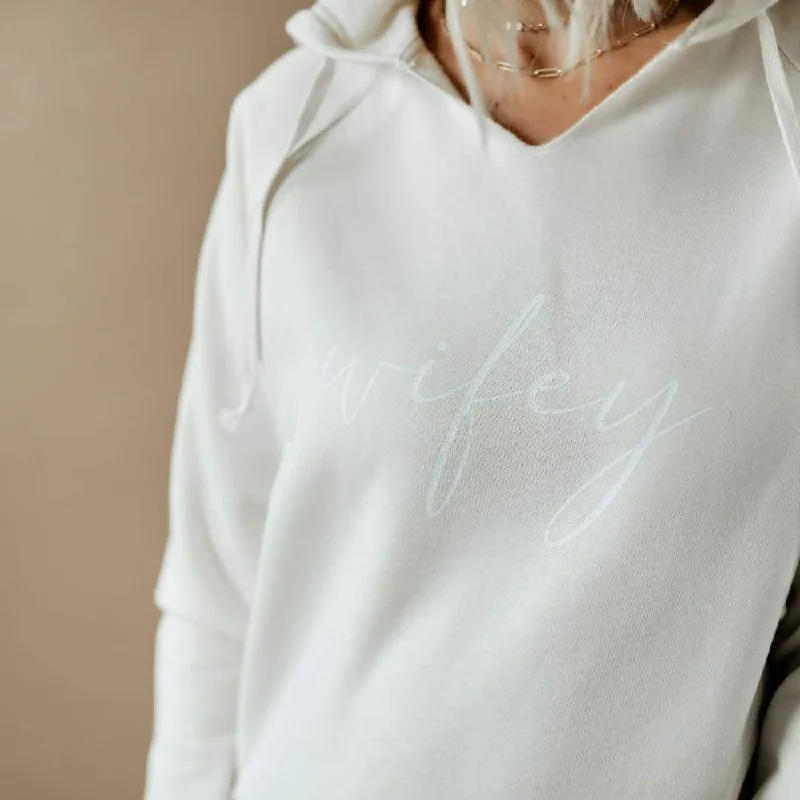 Wifey (cursive) Hoodie