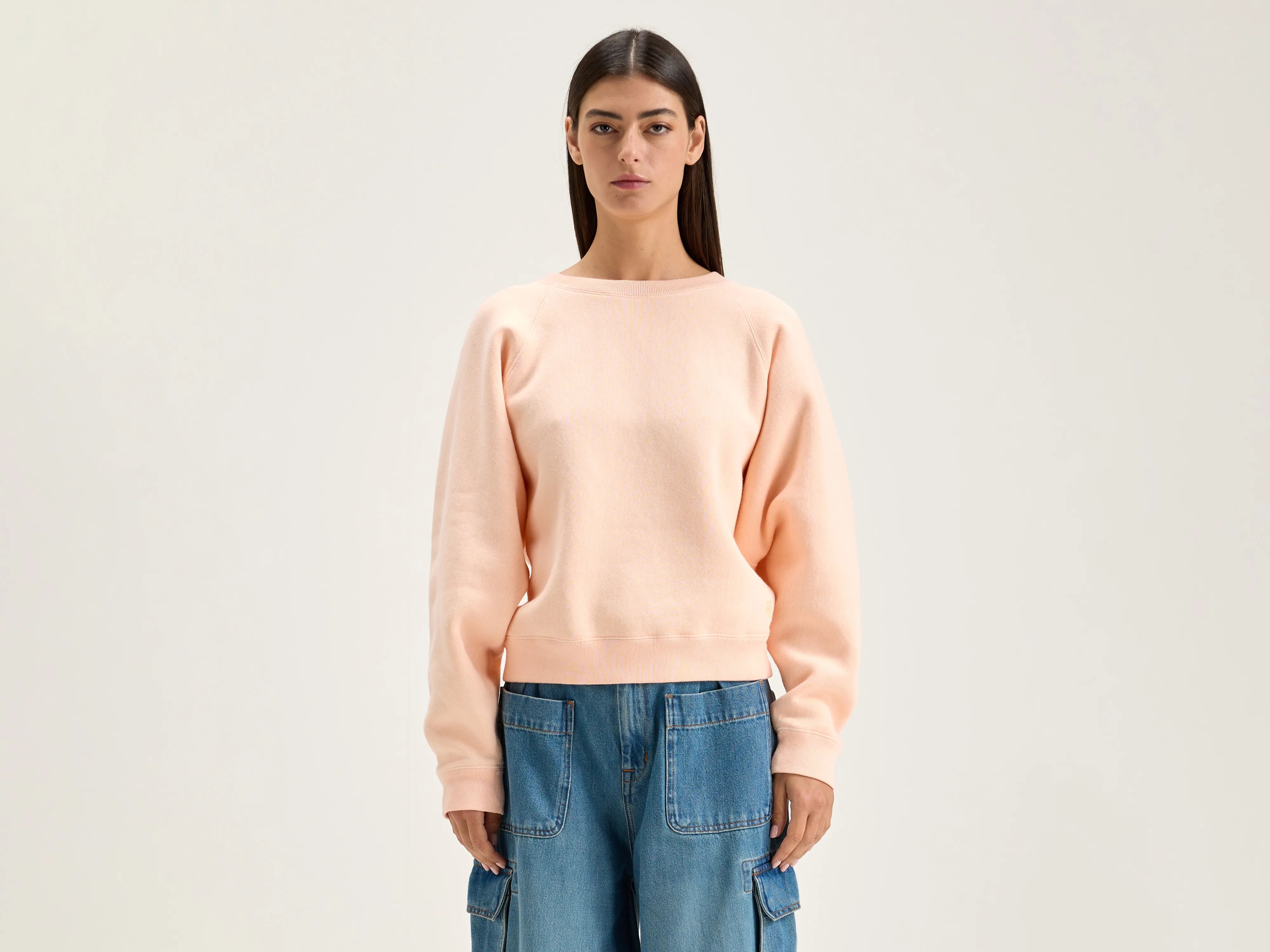 Fella relaxed sweatshirt (242 / W / LIGHT ROSE)