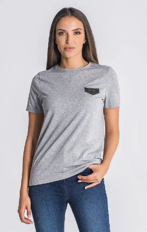 Grey Melange Core Tee