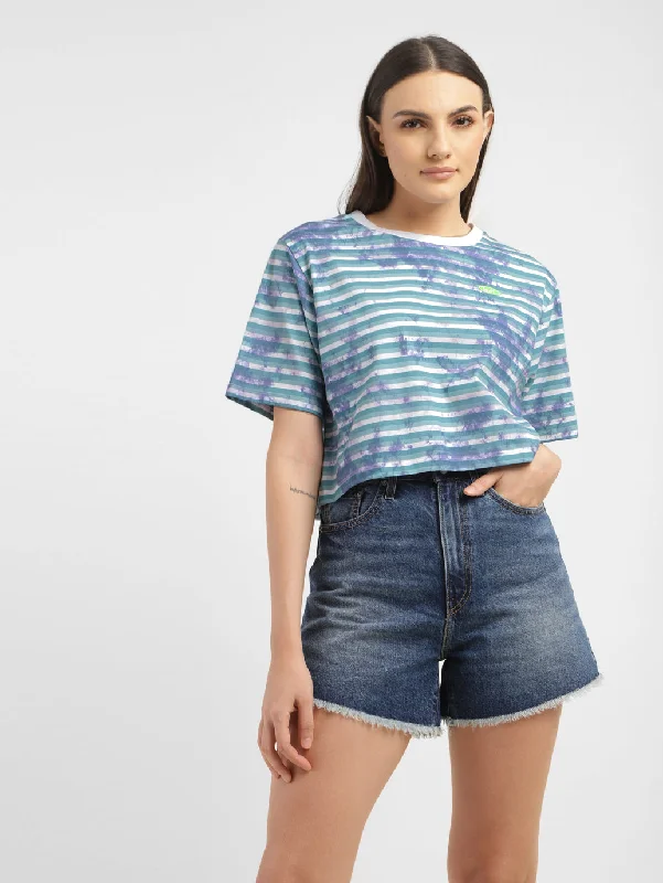 Women's Striped Loose Fit T-shirt