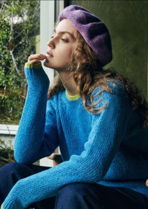 IrelandsEye Slaney Crew Neck Sweater | Blue