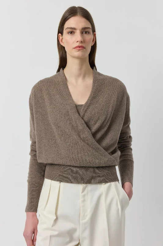 Cashmere Ballet Sweater - Walnut