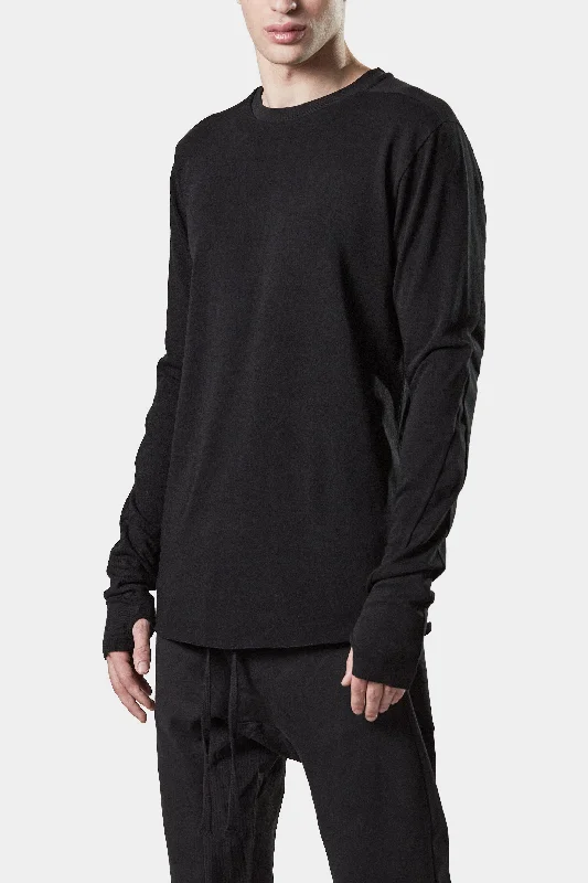 Contrast long sleeve t-shirt