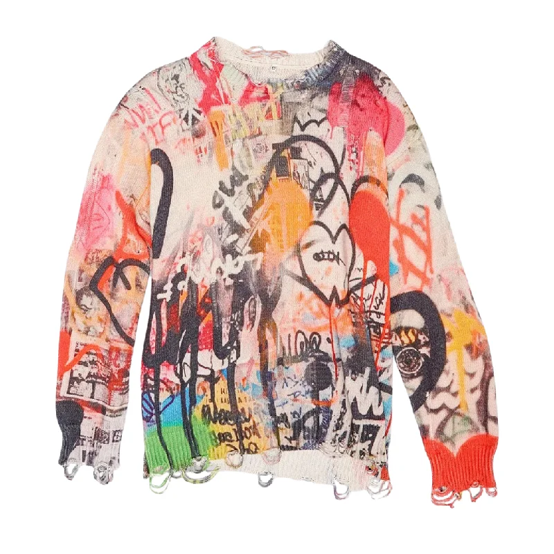 Graffiti Boyfriend Sweater