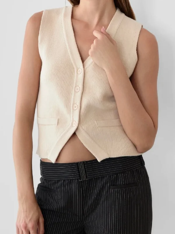 Julia Button Vest