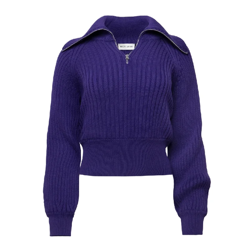 Purple Chester Sweater