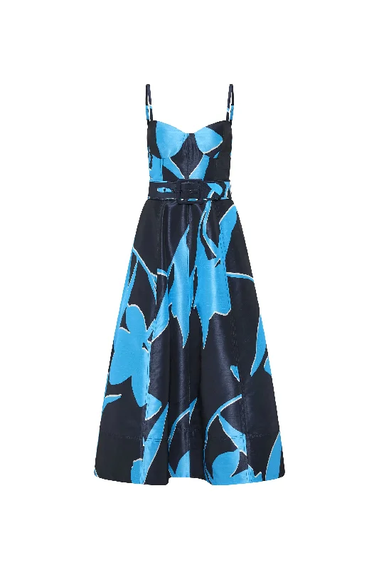 Azzurra Strap Midi Dress