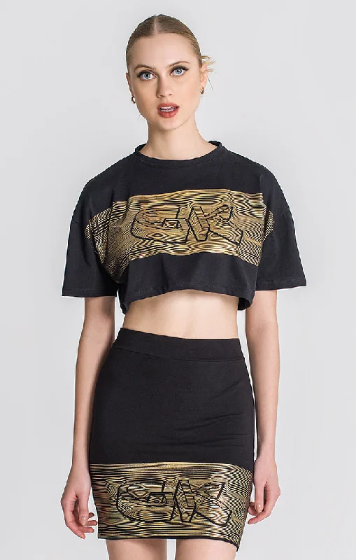 Black Victory Oversized Tee