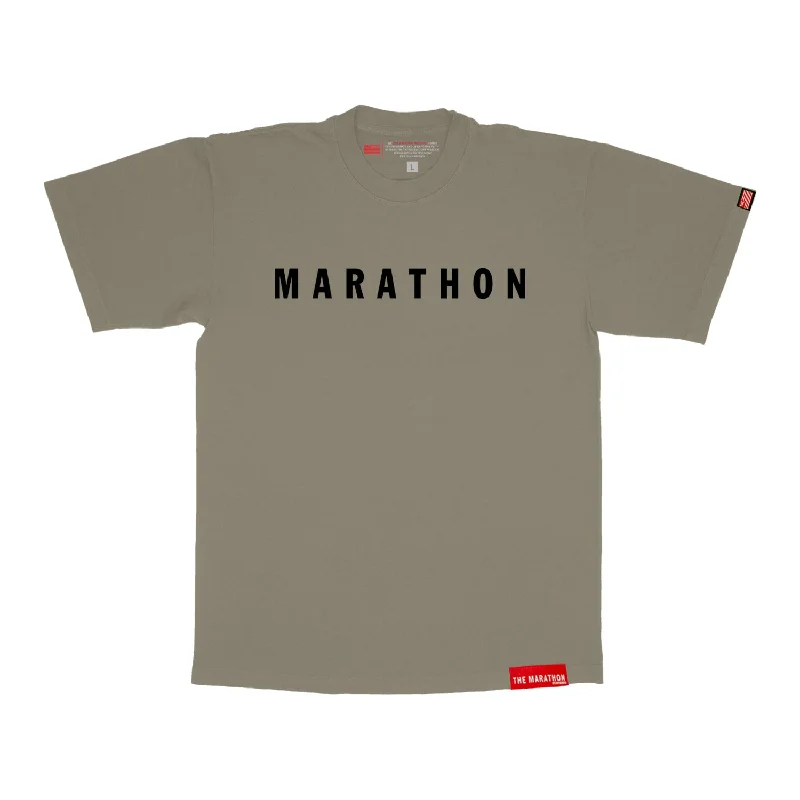 Marathon Hero T-Shirt - Silver Sage/Black