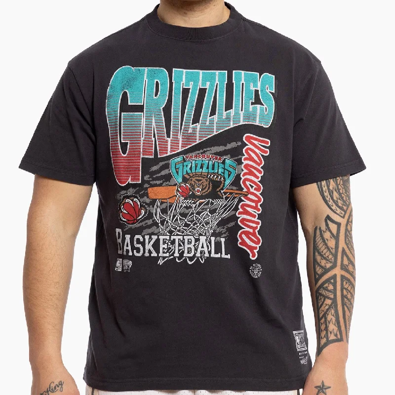 Mitchell & Ness NBA Basket Tee Memphis Grizzlies Black