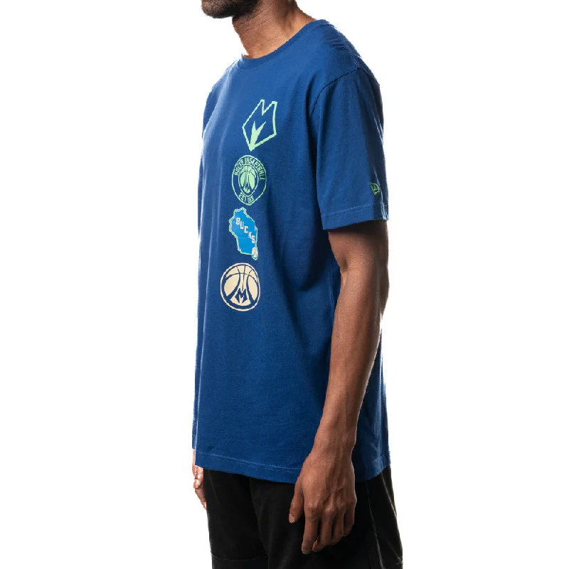 New Era NBA 23-24 City Edition Tee Milwaukee Bucks