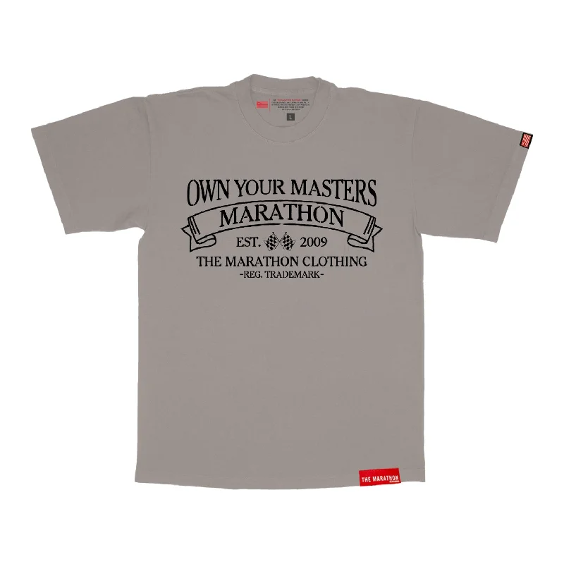 Own Your Masters T-Shirt - Mocha Grey/Black