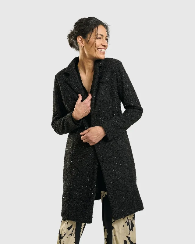 Aquarius Cardigan Jacket, Charcoal