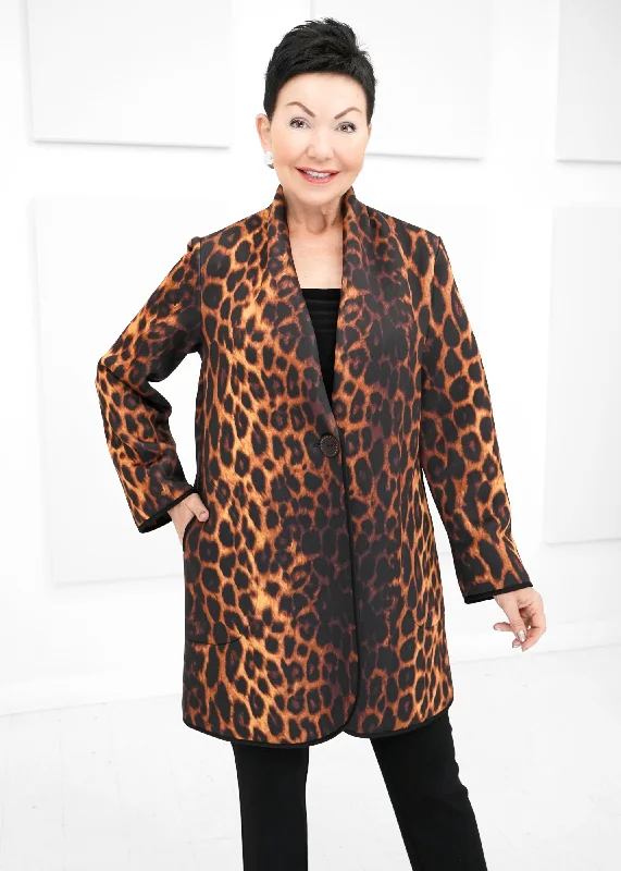 Fenya V - Scuba Leopard Lines Jacket -SALE