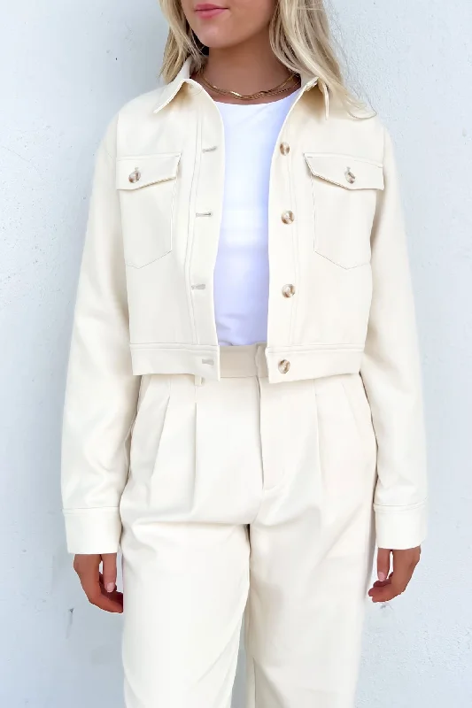 Gia Jacket Vintage White