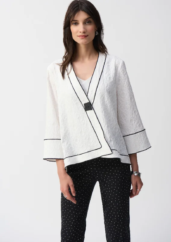 Joseph Ribkoff - Jacquard Woven Swing Jacket