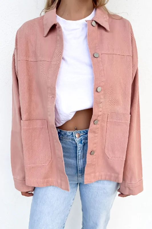 Luisa Denim Jacket Pink