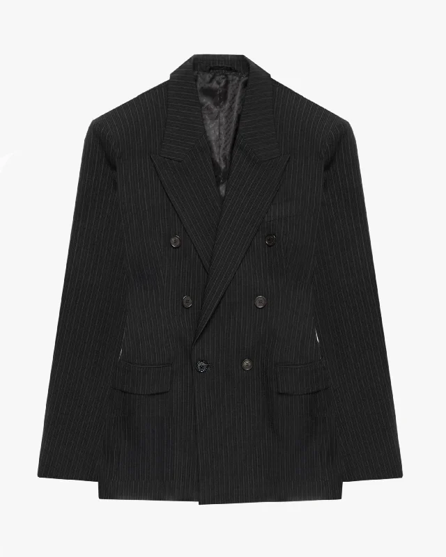 Double Breasted Jacquard Jacket