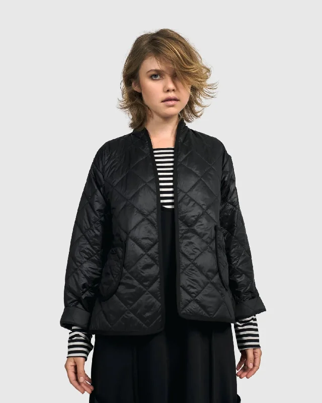 Urban Stardust Puffer Jacket, Black